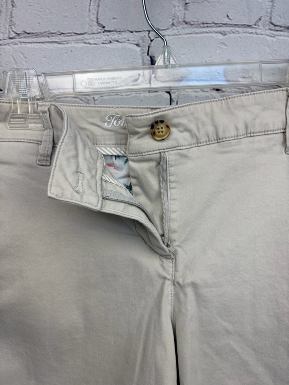 Tommy Bahama Boracay Chino 5” Shorts Khaki Sand Sz 8 - Picture 7 of 15